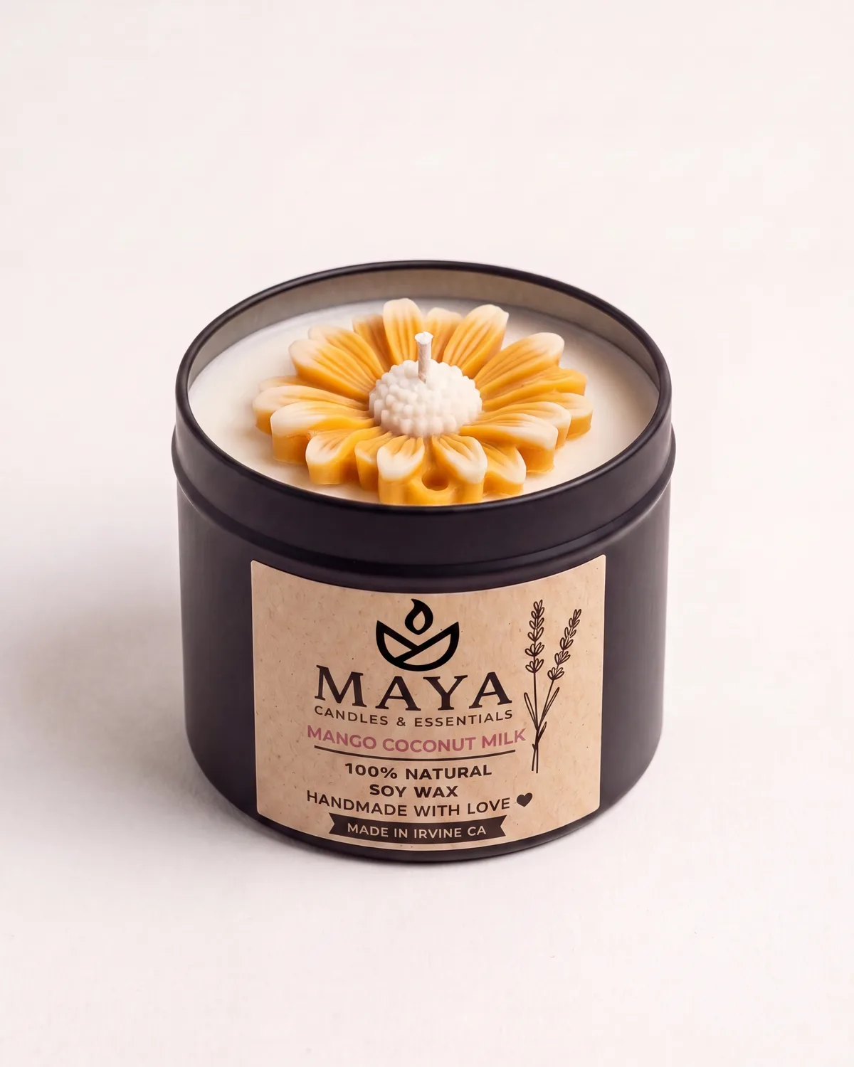 Maya Mango Coconut Milk soy candle