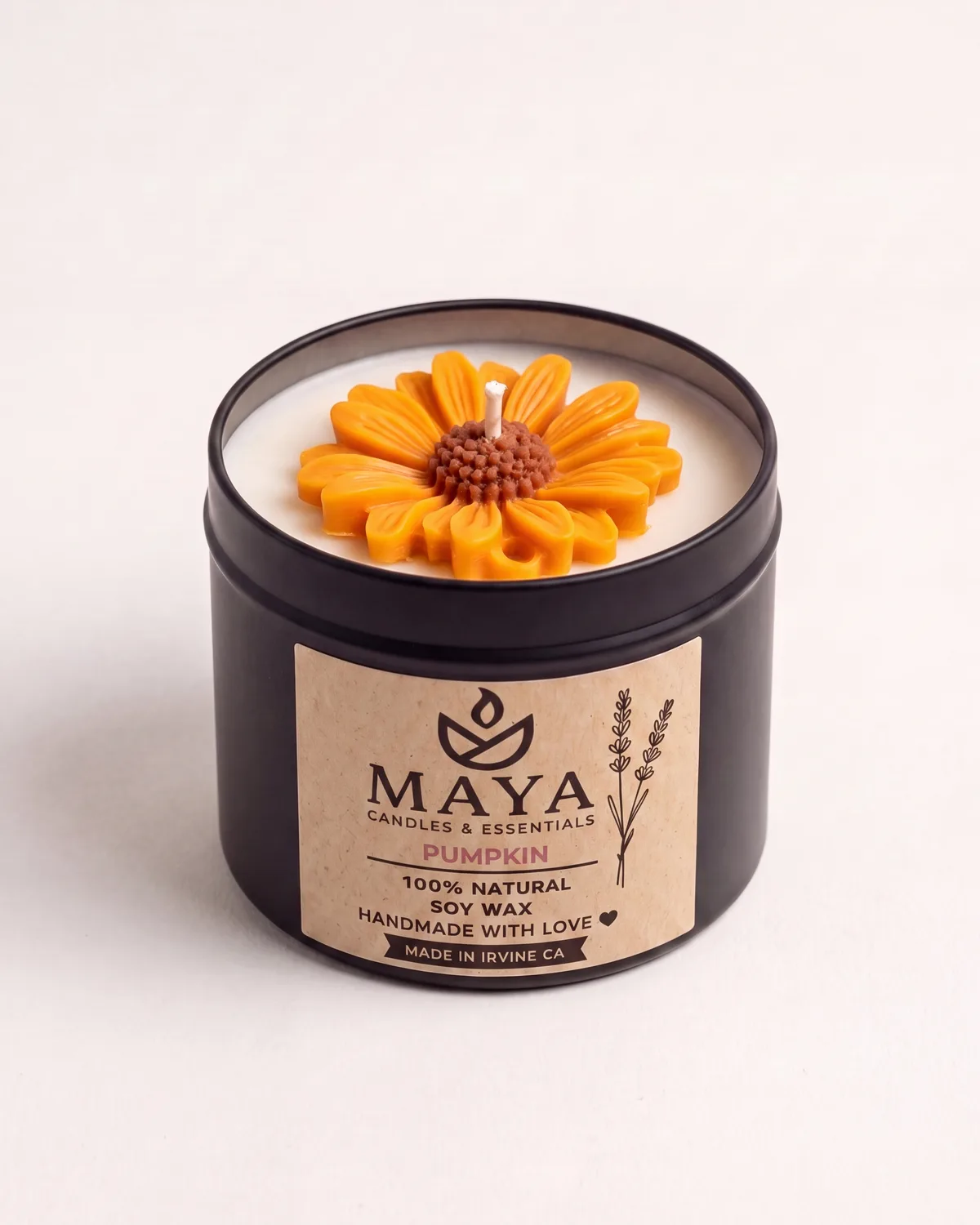 Maya Pumpkin soy candle